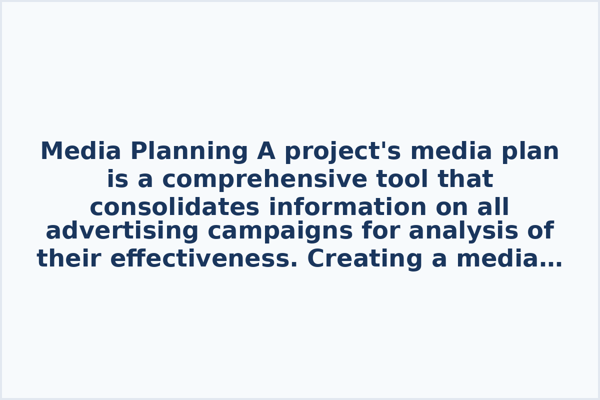Media Planning