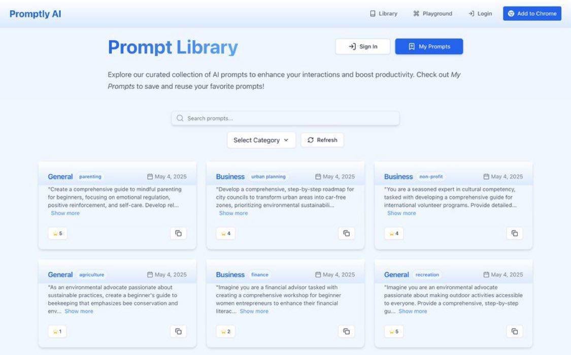 Massive Library of Prompts for All Occasions