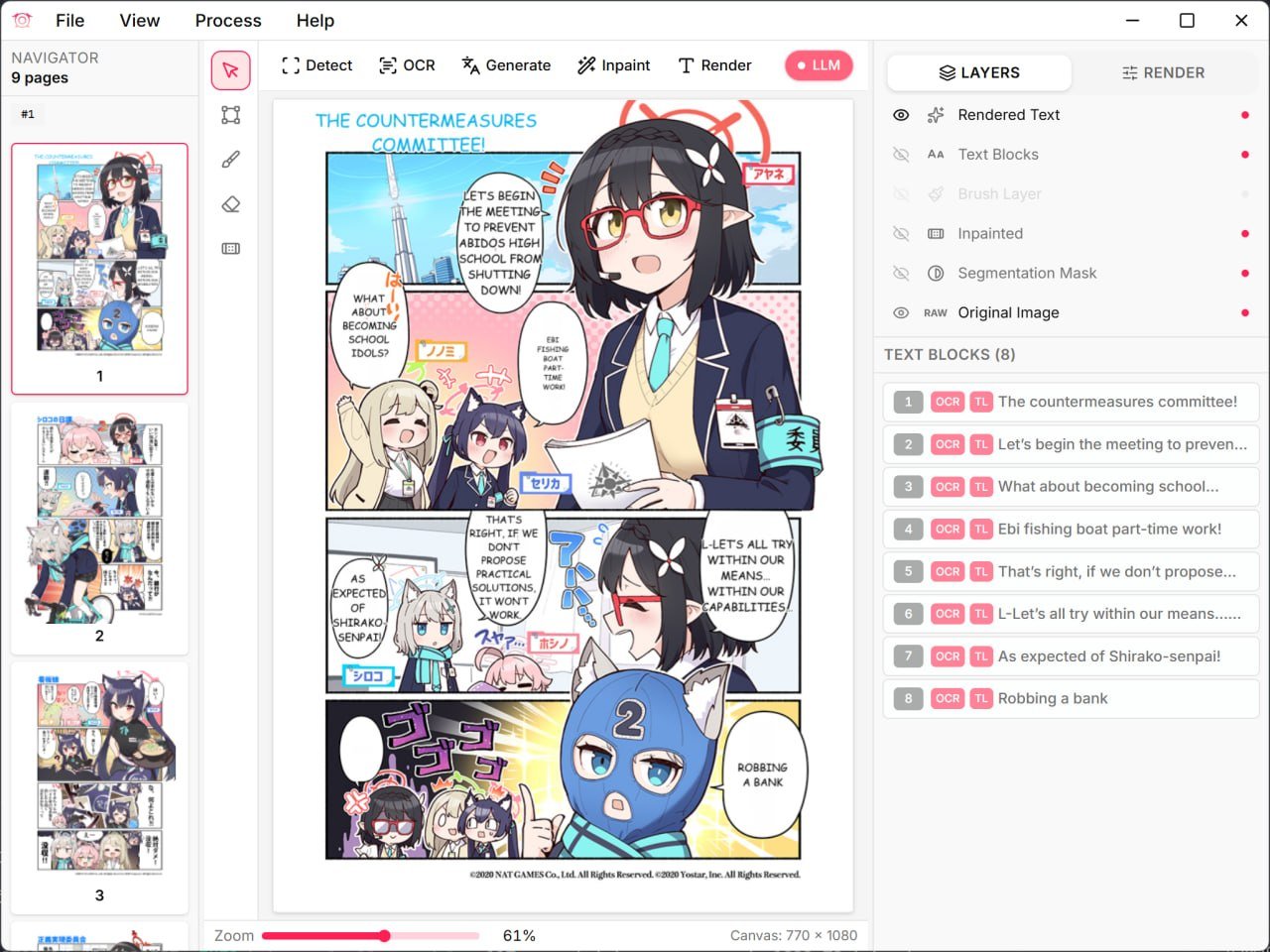 Manga Translation Tool "Koharu" Unlocks Russian Language Capabilities