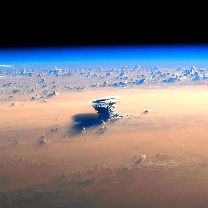 Sunset Clouds Viewed from the ISS Deck

The sunset clouds were captured from the International Space Station (ISS) deck, offering a mesmerizing sight.

The breathtaking view showcases the beauty of nature from a unique perspective, highlighting the stunning colors and patterns of the clouds as the sun sets.