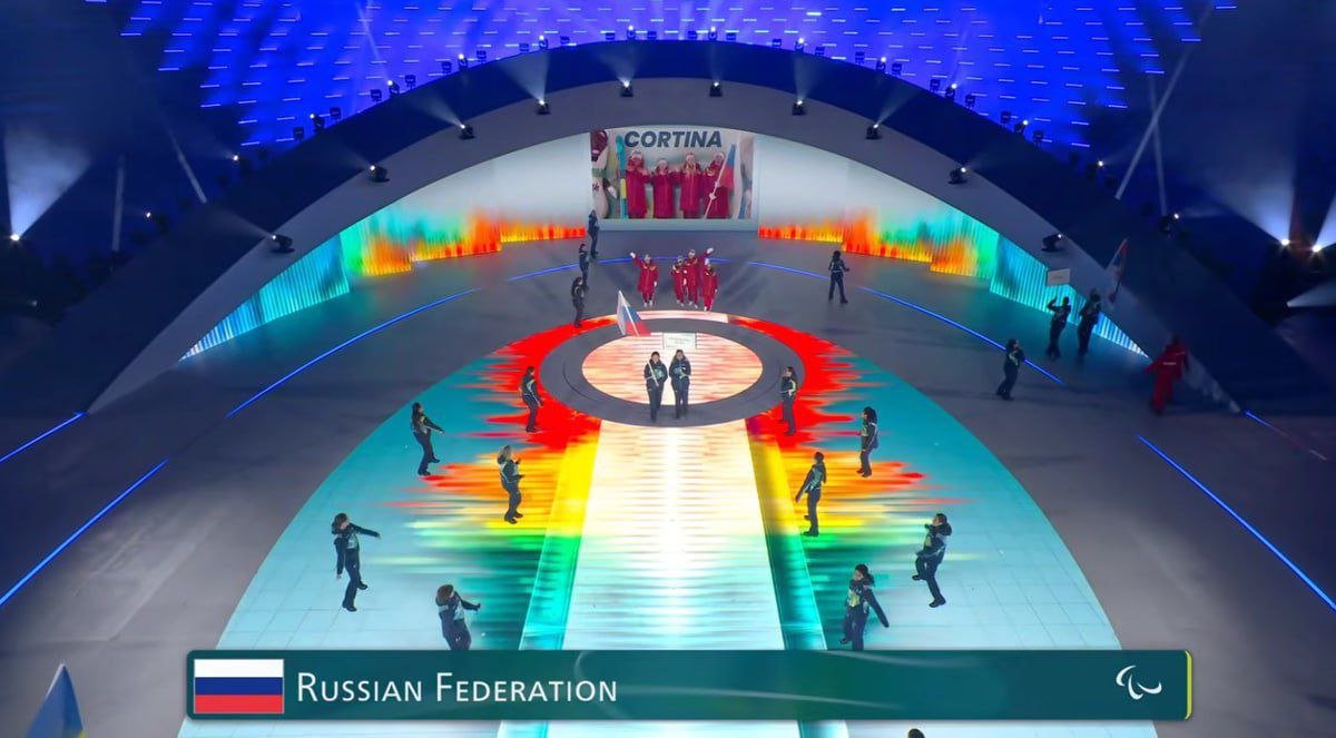 Russian Paralympians Compete with National Flag and Anthem in Italy