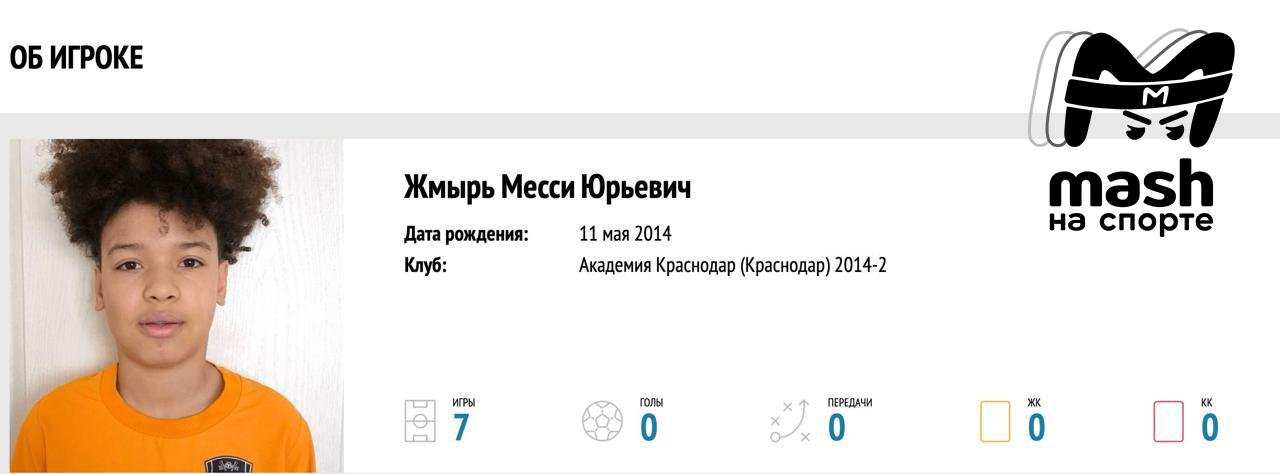 Spartak Signs Young Talent Messi Yuryevich Zhmyr