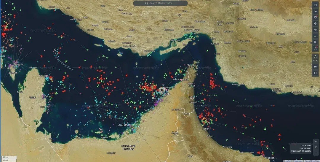 Ships in the Persian Gulf
